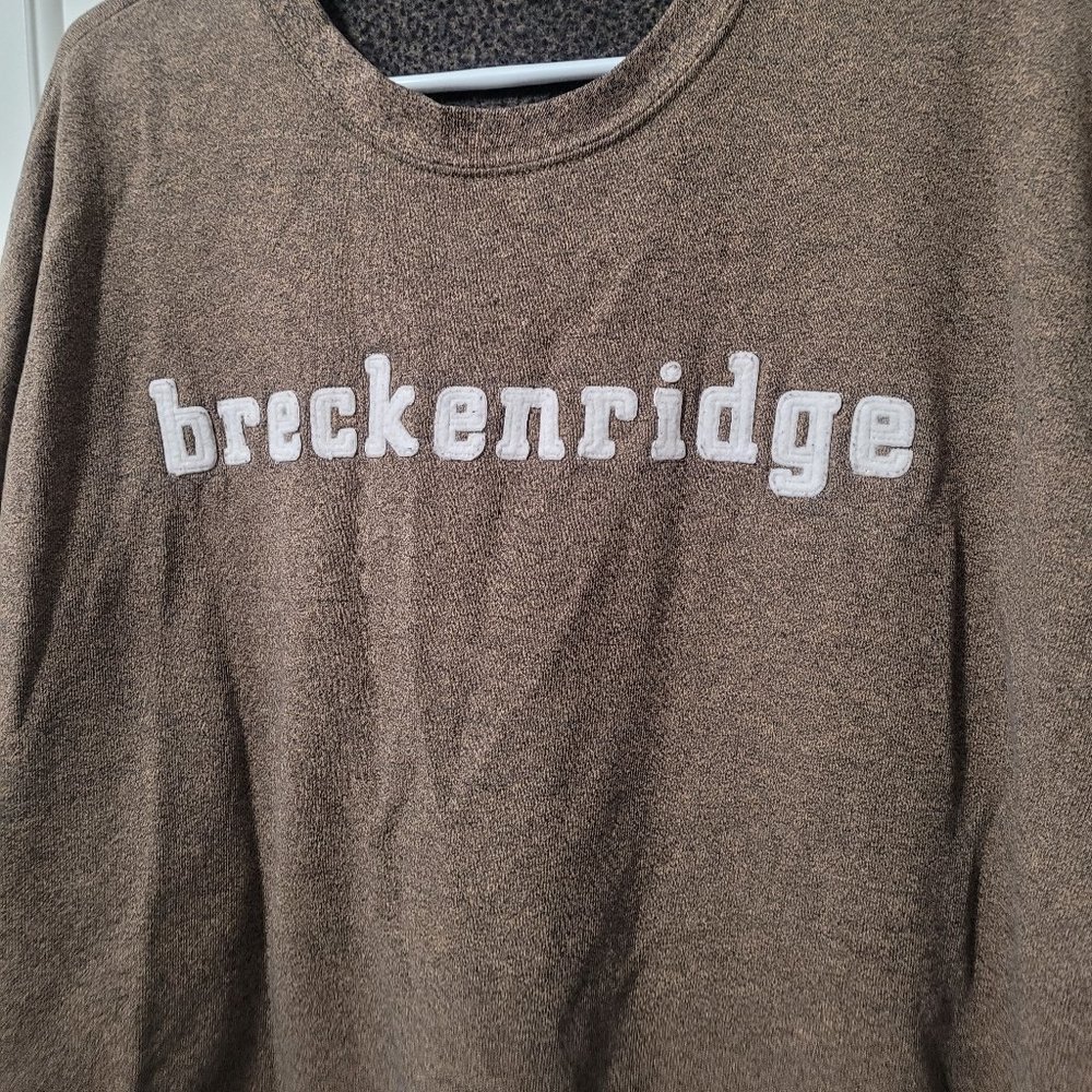 BRECKENRIDGE COLORADO SWEATER Brown Womens Size XL